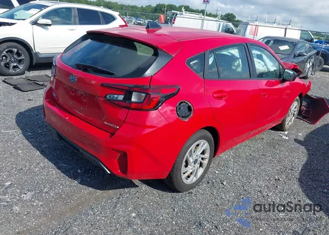 2024 Subaru Impreza Base 5-Door из США, поврежденный, VIN JF1GUABC3R8277360